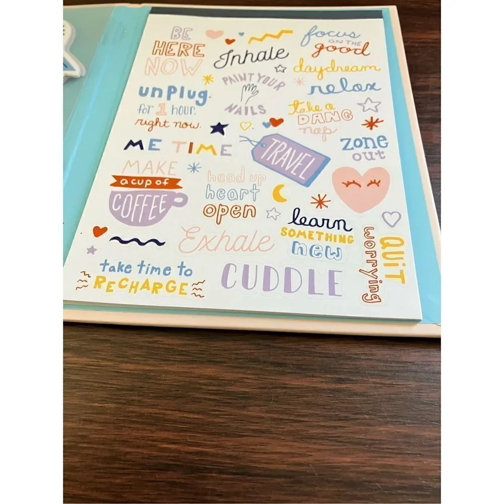 Self Care 100 Piece Hardcover Sticker Book Set
